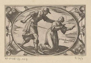 H. Columbina, från dottern van H. Austerius Romeinse martelaressen (serietitel) Imagini di moltes vergini Rom i martyrskap (serietitel)