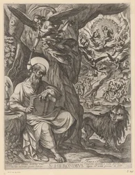 St. Hieronymus i vildmarken överväger den sista domen S. Hieronimus (titel på objekt)