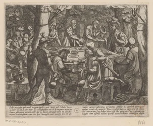 Julius Civilis berättar för de holländska äldre att de behandlas som slavar av romarna De bataviska krigen mot romarna (serietitel) Batavorum cum Romanis Bellum (serietitel)