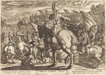 Moses får den hebreiska armén att marschera mot etiopierna