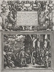 Plåt 18: Illustration till Canto XVIII, från Torquato Tassos 