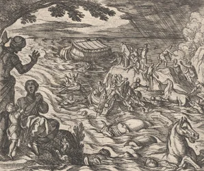 Platta 7: The Flood Diluvium., från Ovids 