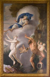 Nordlig väggmålning föreställande Alpheus och Arethusa, Banketthuset
