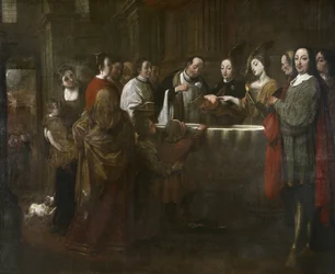 Dop av Saint Francis, ca 1729-33 (olja på duk)