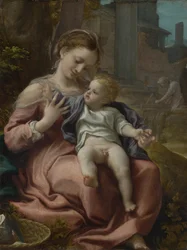 The Madonna of the Basket, ca 1524