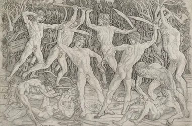 Slaget vid nakna män, c1470-1475