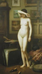 The Reluctant Model, ca 1910-20 (olja på duk)