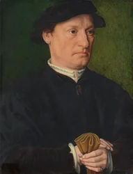 En medlem av familjen de Hondecoeter [framsidan], 1543.