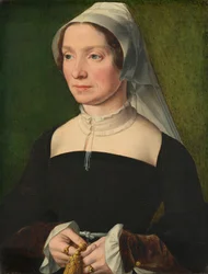 Hustru till en medlem av familjen de Hondecoeter, 1543.