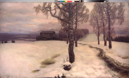 A Breath of Spring - Målning av Appolinari Mikhaylovich Vasnetsov (1856-1933), olja på duk