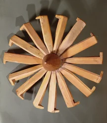 Arabiskt spinnhjul (trä)