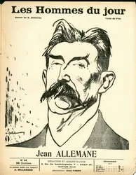 Omslag till "" The Men of the Day "", Satirical in B & W