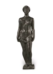 Flore (brons med svart och grön patina)