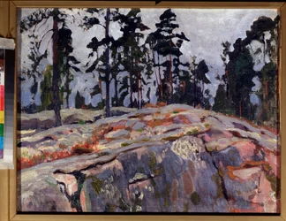 Finland. Målning av Arkadi (Arkady) Alexandrovich Rylov (1870-1939), olja på duk