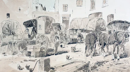 Typer av vagnar som användes under 1800-talet, 1886