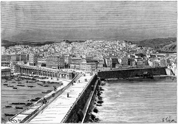 Alger, Algeriet, c1890.