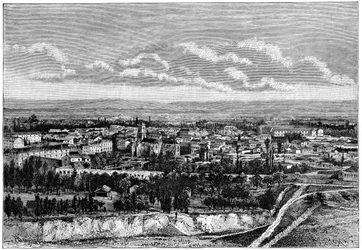 Utsikt över Blida, Algeriet, c1890
