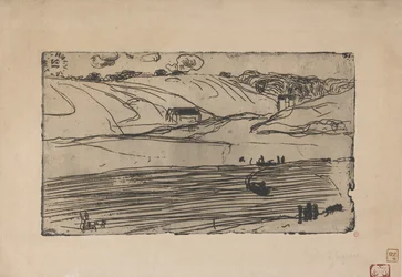 La Peche (Fiske) 1893 (etsning och roulette)