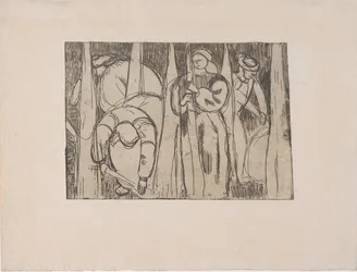 Les Rouisseuses (Linsamlarna) 1893 (etsning)