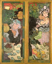 The Pleasures of Life (målad skärm)