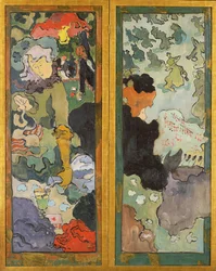 The Pleasures of Life (målad skärm)