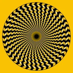 Spiral på gult