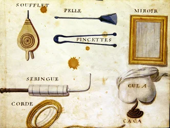 Illustrationer från "A French Alphabet Book of 1814", pub. av Charles Plante Fine Arts