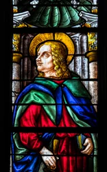 Sainte-Marie-katedralen, Auch, Gers, 2018 (glasmålning)
