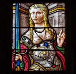 Sainte-Marie-katedralen, Auch, Gers, 2018 (glasmålning)