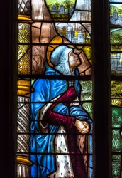 Sainte-Marie-katedralen, Auch, Gers, 2018 (glasmålning)