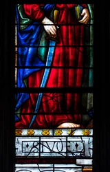 Sainte-Marie-katedralen, Auch, Gers, 2018 (glasmålning)