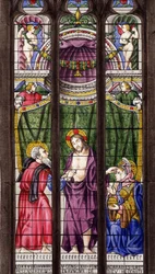 The unbelief of St Thomas, målning av Arnaut Demole, Cathedrale d