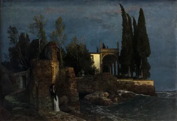 Villa vid havet, ca 1877 (olja på duk)