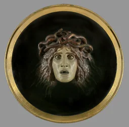 Sköld med ansiktet på Meduse, 1897