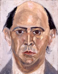 Arnold SCHOENBERG - självporträtt österrikisk kompositör (1874 - 1951)