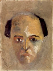 SCHOENBERG, Arnold - självporträtt 23