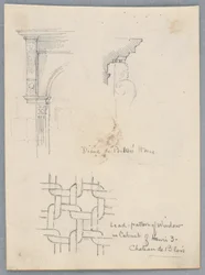 Arkitektoniska detaljer Från huset till Diane de Poitiers