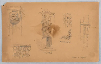 Arkitektoniska detaljer på Nevers