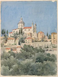 Kyrka på en kulle