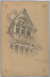 Dormer på Maison des Quatrans, Caen