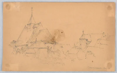 Skiss av Chenonceaux