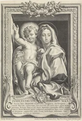 Maria med Kristusbarnet Spes Nostra Salve (titel på objekt)
