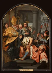 Församlingskyrka (församlingskyrkan Vår Fru). Interiör. målning. Arnold Van Westerhout.