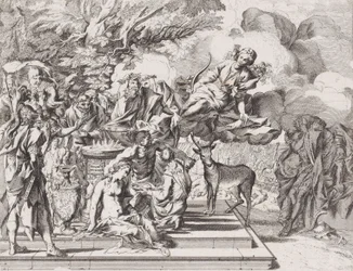 Offret av Iphigenia, 1650-1700.