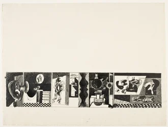 Utan titel, ca 1931/32 (penna och bläck över grafitpenna)