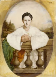 Porträtt av Jean-Gaspard Deburau 1796-1846, 1832.