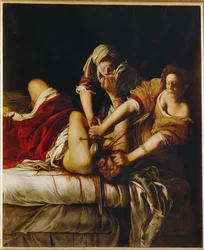 Judith och Holofernes (målning på duk)