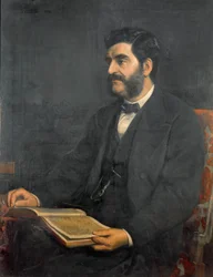 Porträtt av Hormuzd Rassam, 1869