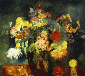Vas med blommor
