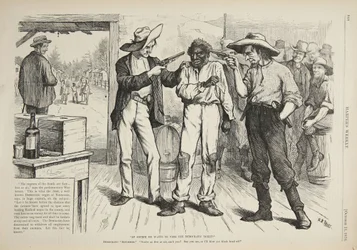 Naturligtvis vill han rösta på den demokratiska biljetten, 1876